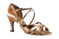 SYLVIA Freed - size 2, Flesh, Satin, 2.5" (6.5 cm), Slim Flare, Regular Fit